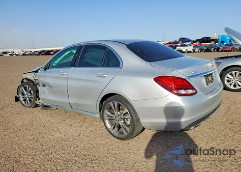 2017 Mercedes-Benz C 300 from USA, damaged, VIN 55SWF4JB0HU207130